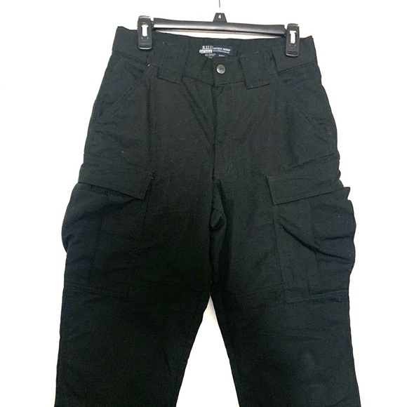 511 Tactical Cargo Pants with Patches Paintball Black Small Waist 27.1-31 - Picture 7 of 14